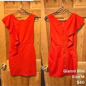 Gianni Bini One Shoulder Red Dress